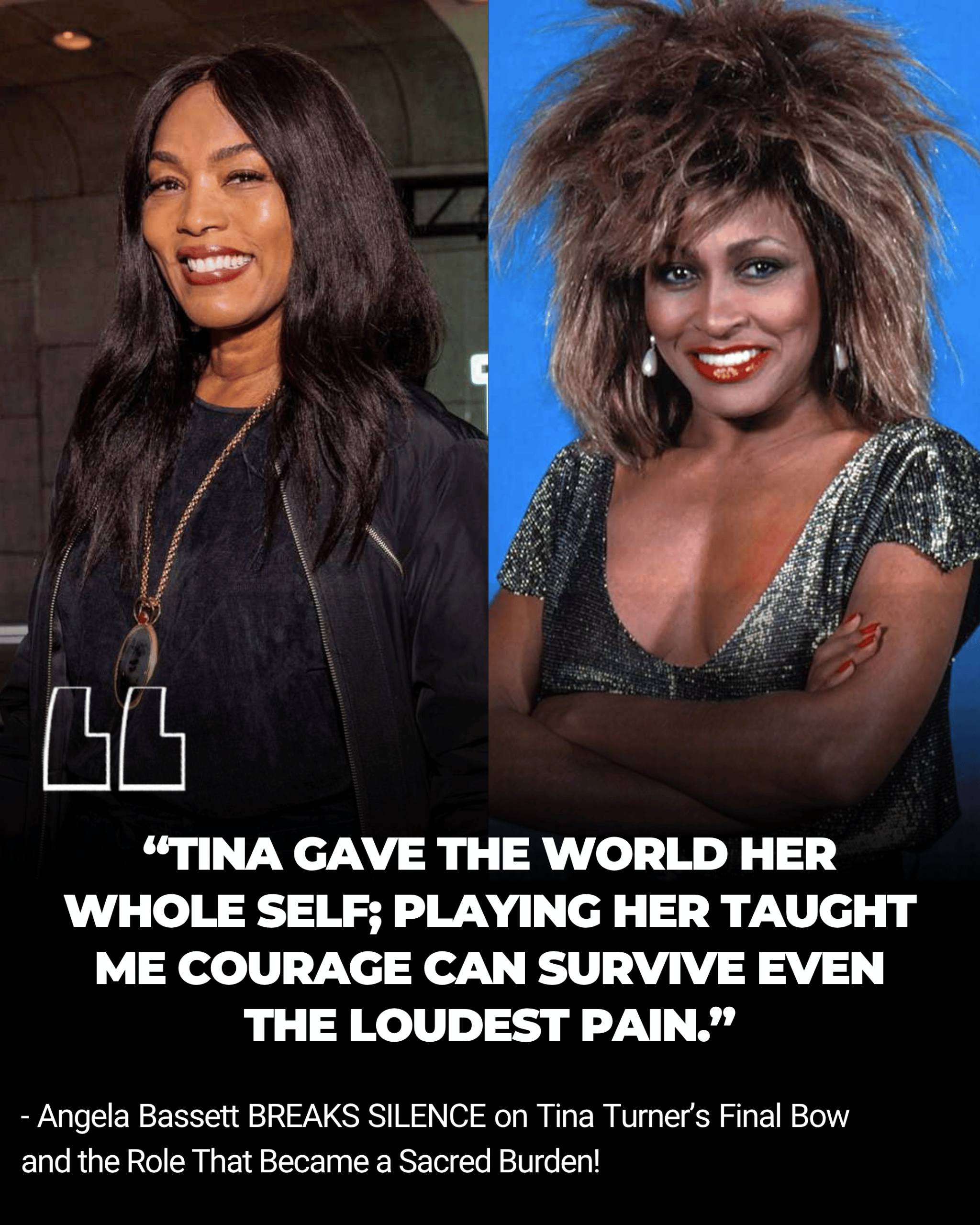 Angela Bassett BREAKS SILENCE on Tina Turner’s Final Bow and the Role That Became a Sacred Burden!