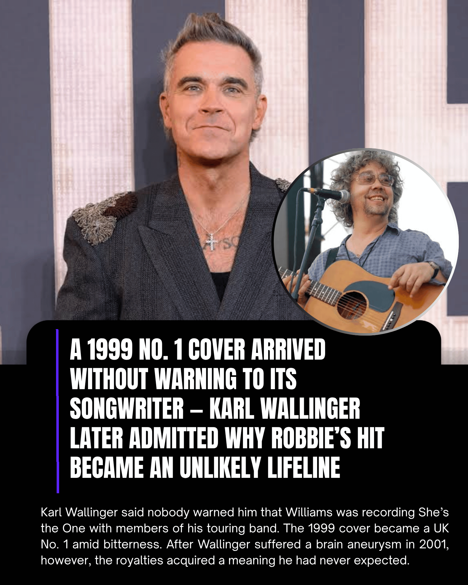 A 1999 No. 1 Cover Arrived Without Warning to Its Songwriter — Karl Wallinger Later Admitted Why Robbie’s Hit Became an Unlikely Lifeline