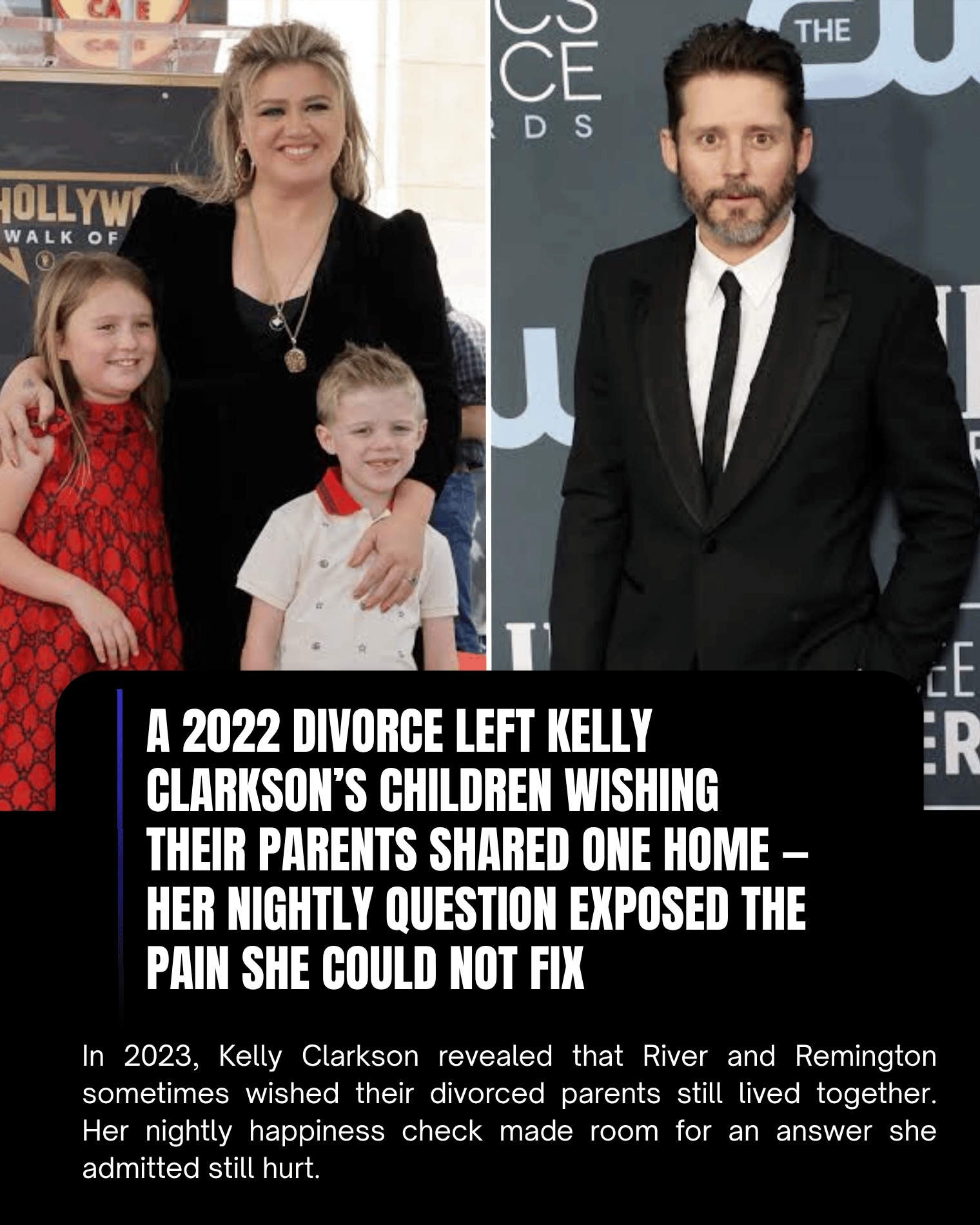 A 2022 Divorce Left Kelly Clarkson’s Children Wishing Their Parents Shared One Home — Her Nightly Question Exposed the Pain She Could Not Fix