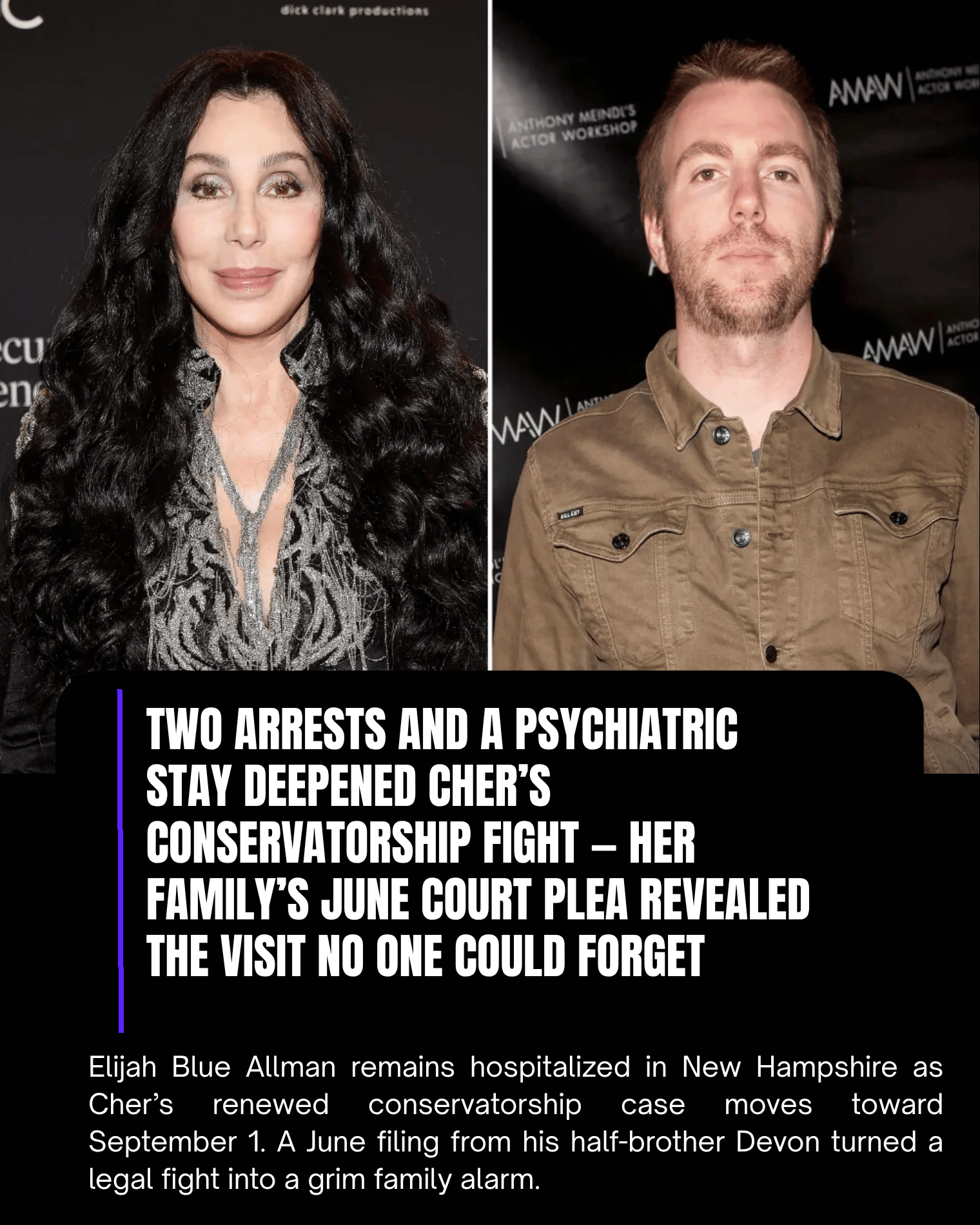 Two Arrests and a Psychiatric Stay Deepened Cher’s Conservatorship Fight — Her Family’s June Court Plea Revealed the Visit No One Could Forget